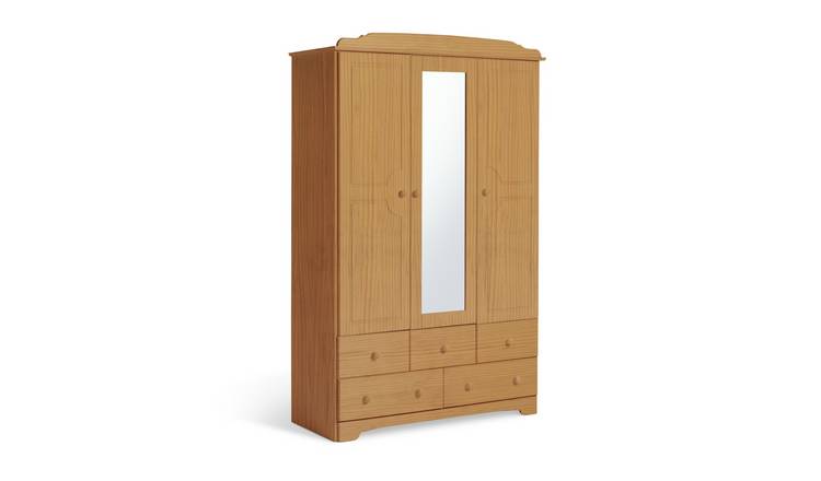 Pine store wardrobes argos