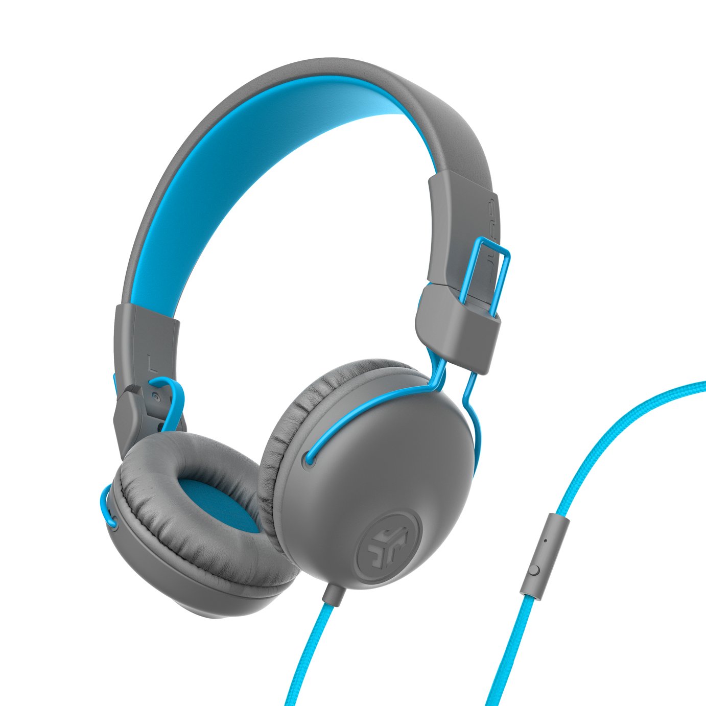 JLAB Studio On-Ear Headphones - Blue/ Grey