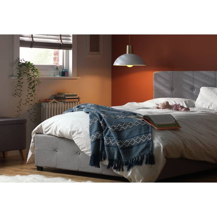 Argos Home Eros Double Ottoman Bed Frame - Grey 0
