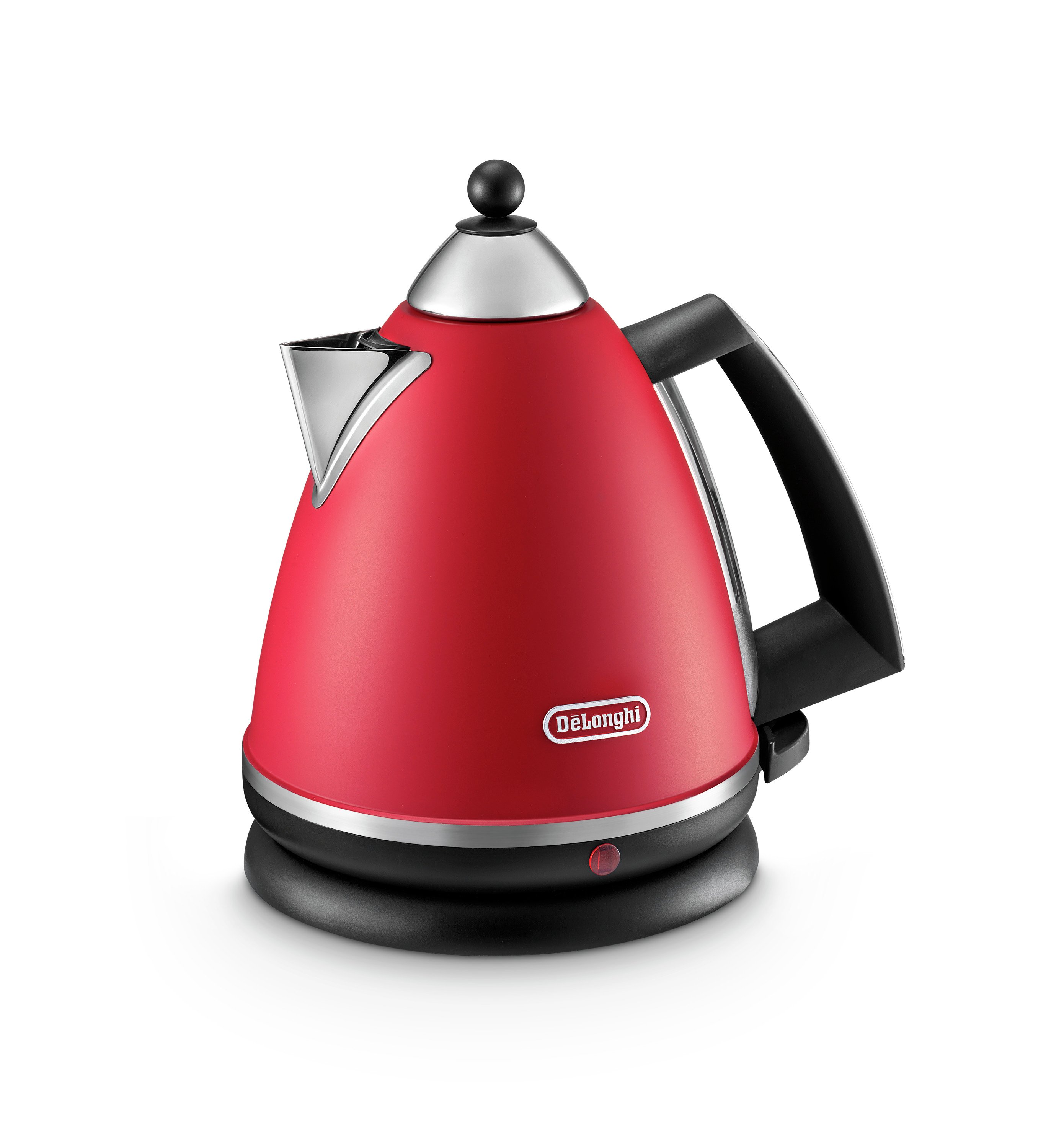 De'Longhi Argento Pyramid Kettle - Red