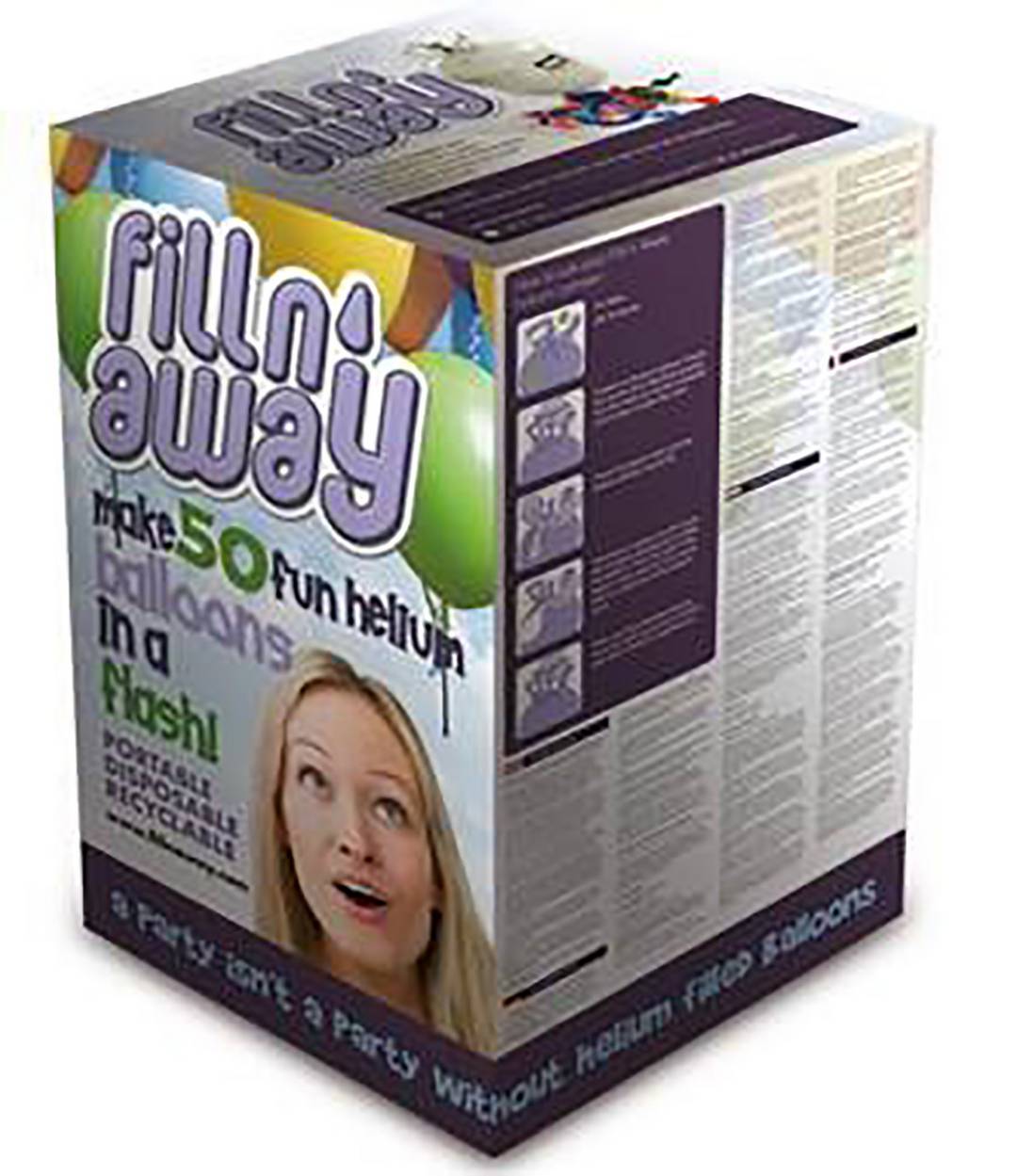 Unique Party Helium Canister for Fifty 9 Inch Balloons