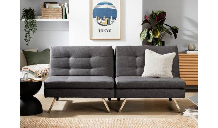 Habitat grey store sofa bed