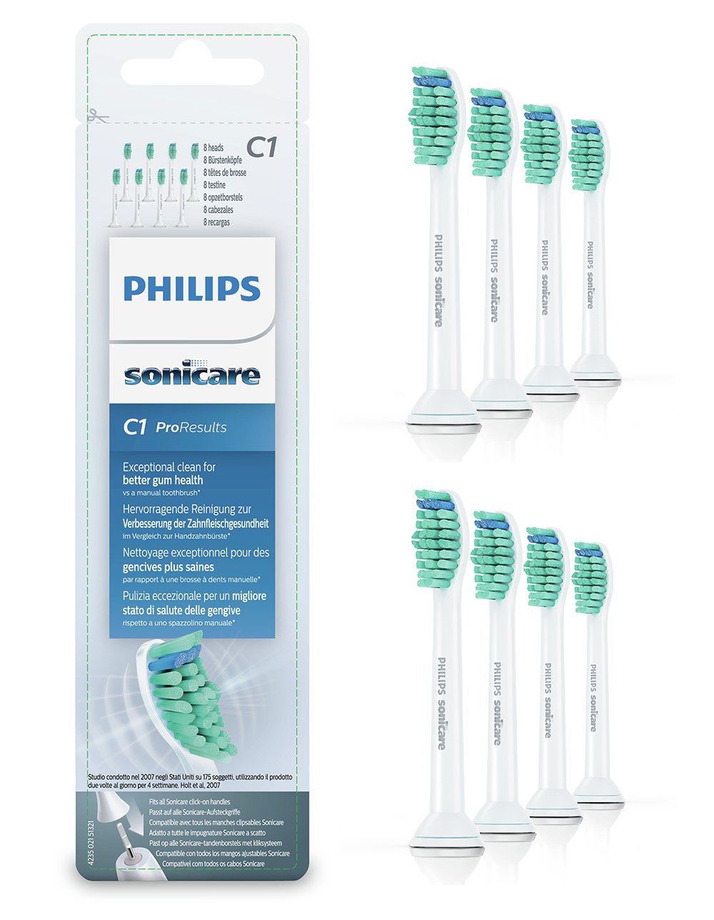 Philips Sonicare ProResults Electric Toothbrush Heads - 8 Pk