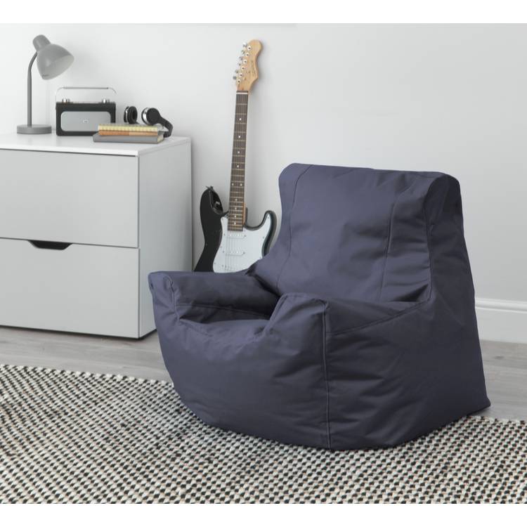 Kaikoo Large Black Teenager Bean Bag Chair 0