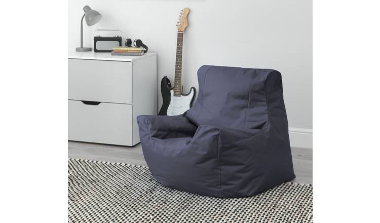 Argos Home Large Black Teenager Bean Bag Chair