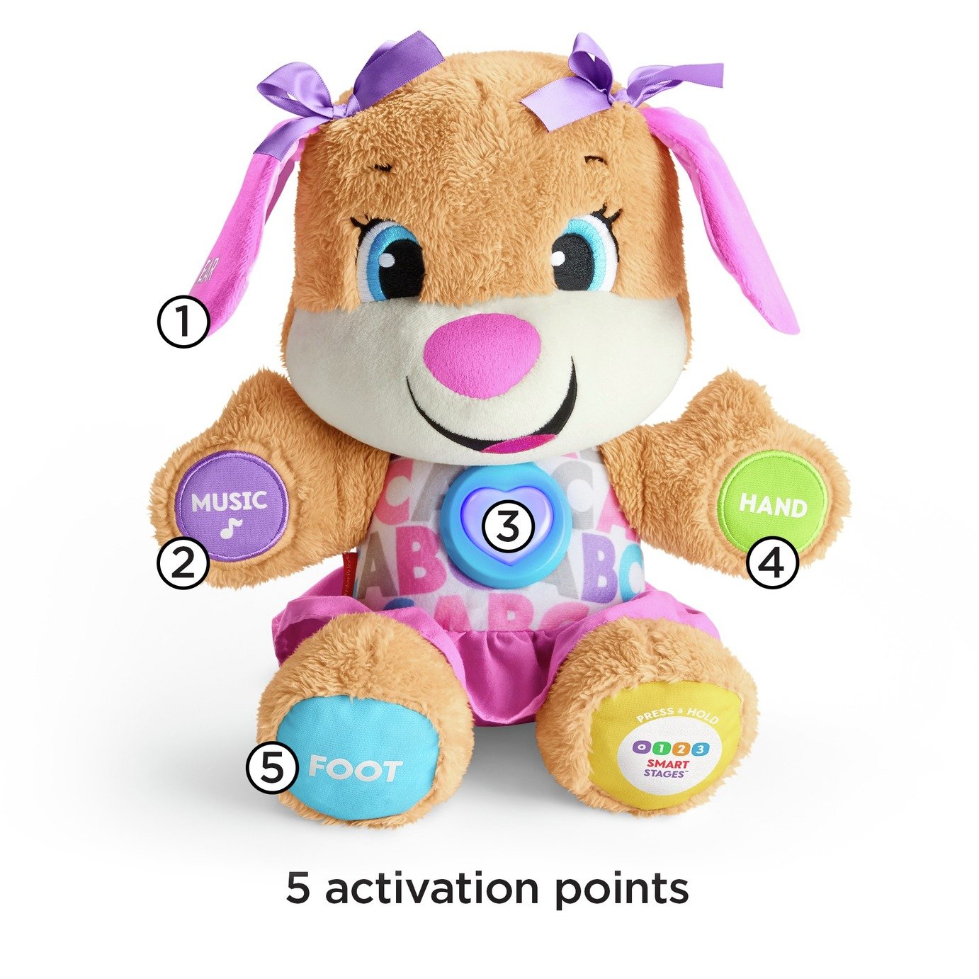 fisher price pink teddy