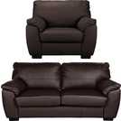 Argos leather deals three piece suites