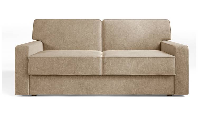 Jay-Be Linea Fabric 3 Seater Sofa Bed - Stone