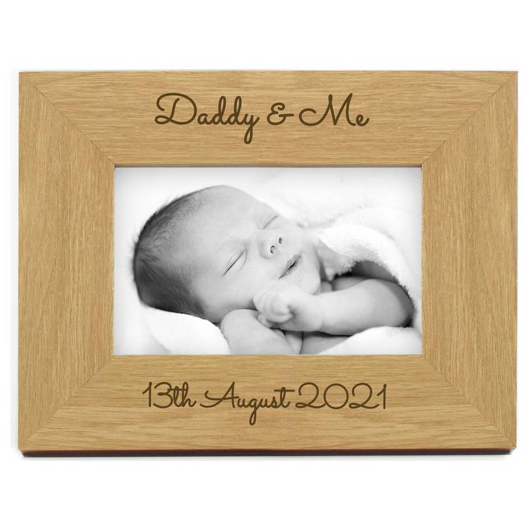 Personalised Message Free Text Wooden Photo Frame - 25x20cm 0