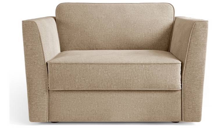 Jay-Be Elegance Fabric Cuddle Chair Sofa Bed - Stone