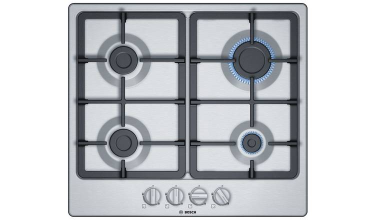 Bosch PGP6B5B90 60cm Gas Hob - Stainless Steel