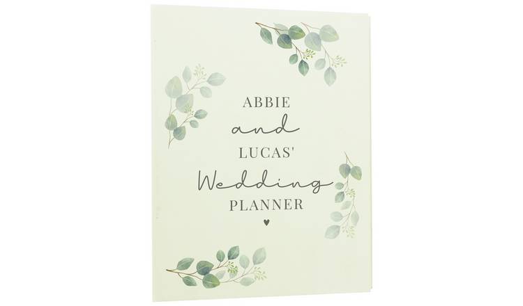 Personalised Message Botanical Wedding Planner