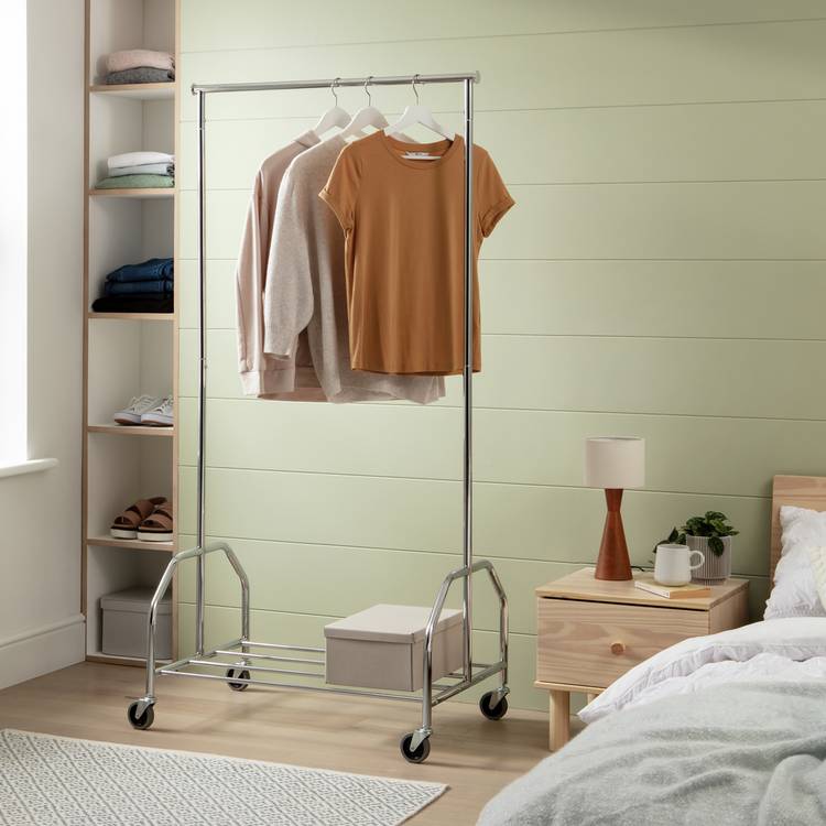 Habitat Alexis Clothes Rail - Chrome 0