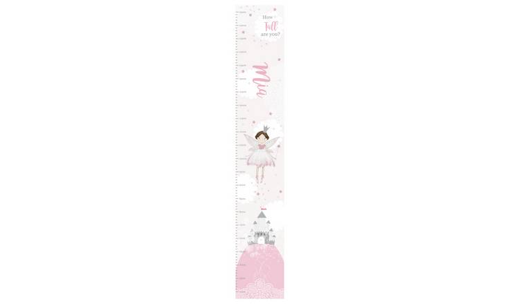 Personalised Message Fairy Princess Height Chart