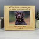 Buy Personalised Message Pet Memorial Photo Frame - 25x20cm