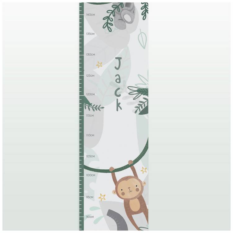 Personalised Message Tiny Tatty Teddy Wild One Height Chart 0
