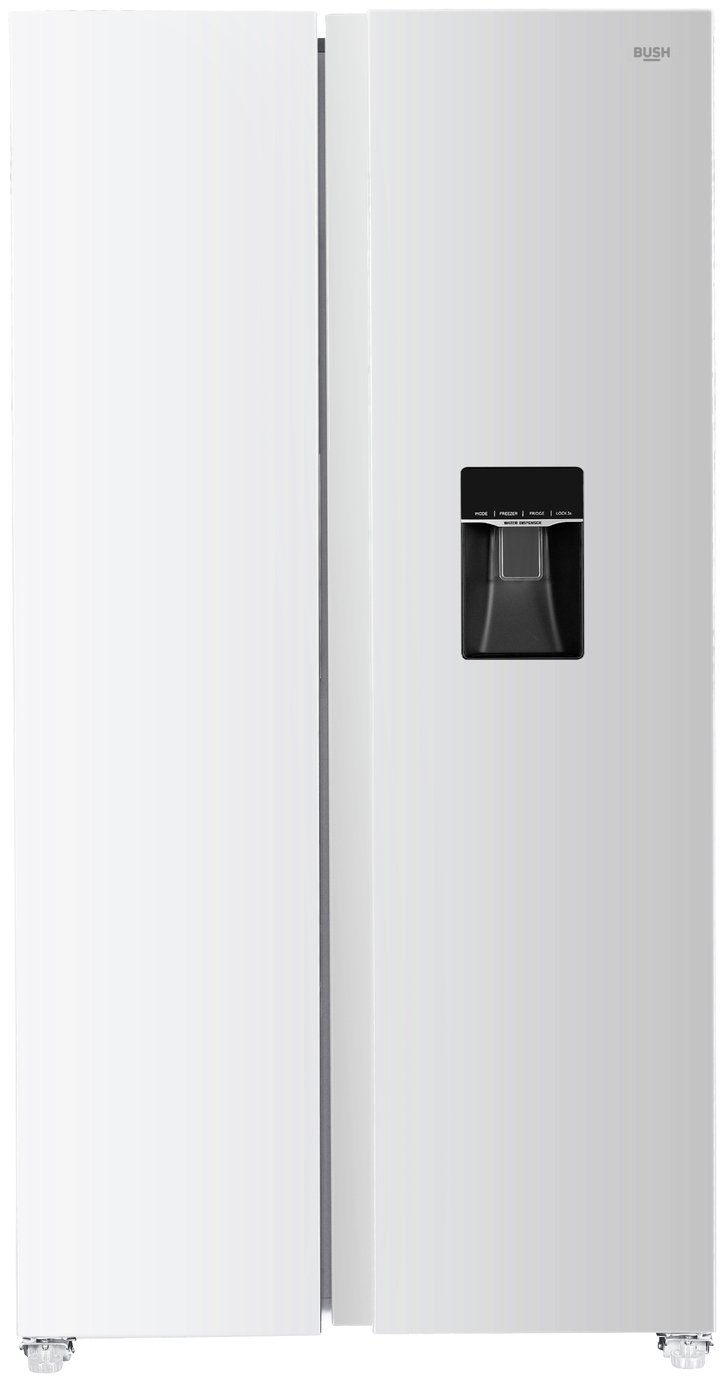 Bush MSBSWTDW23E American Fridge Freezer - White