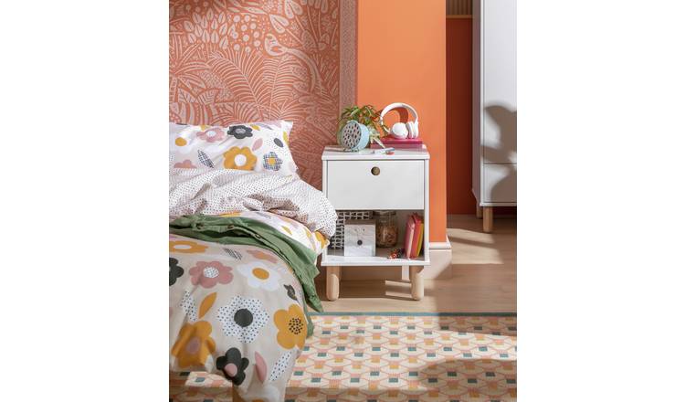 Buy Habitat Kids Eden 1 Drawer Bedside Table White Kids bedside tables and cabinets Argos