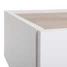 Buy Habitat Skandi 2 Drawer Coffee Table - White Two Tone | Coffee ...
