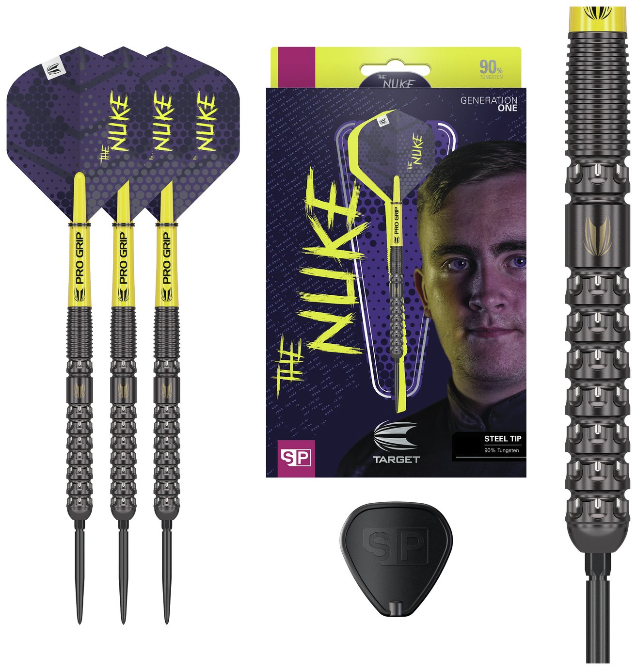 Buy Target Luke Littler Gen 1 90% Tungsten 23g Darts Set | Darts | Argos