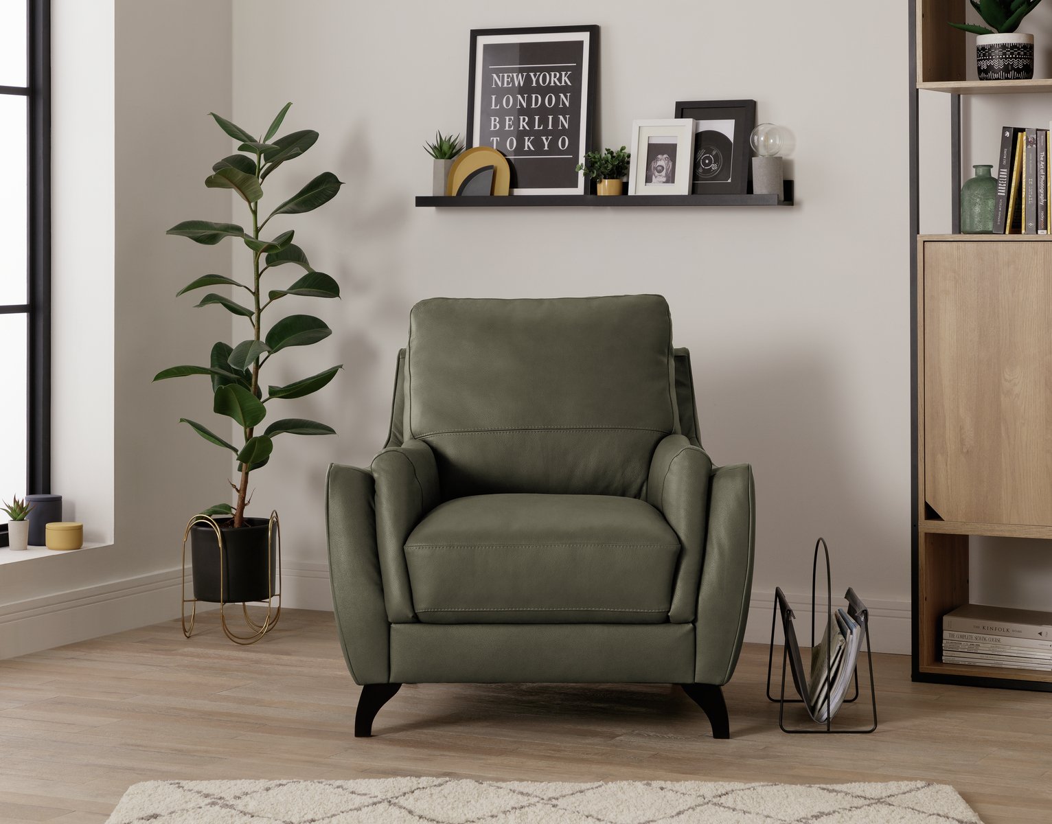 Argos Home Leonardo Leather Armchair Review