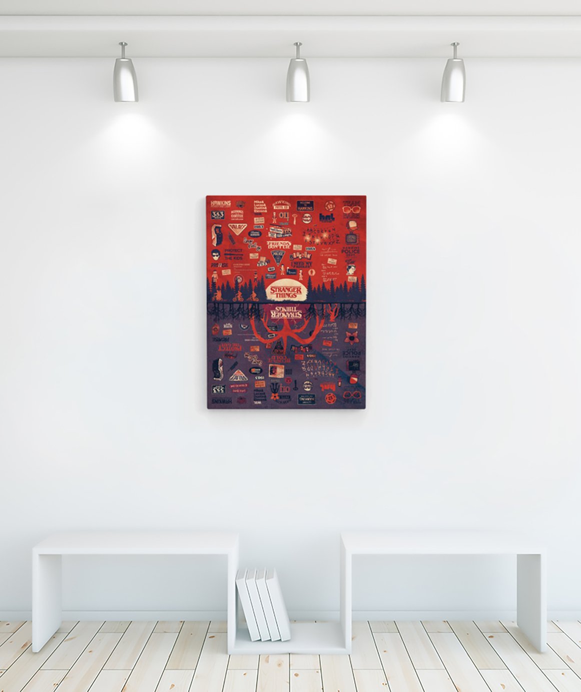 Stranger Things The Upside Down Canvas