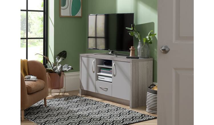 Argos Home Venice 2 Door 1 Drawer Low Sideboard - Grey