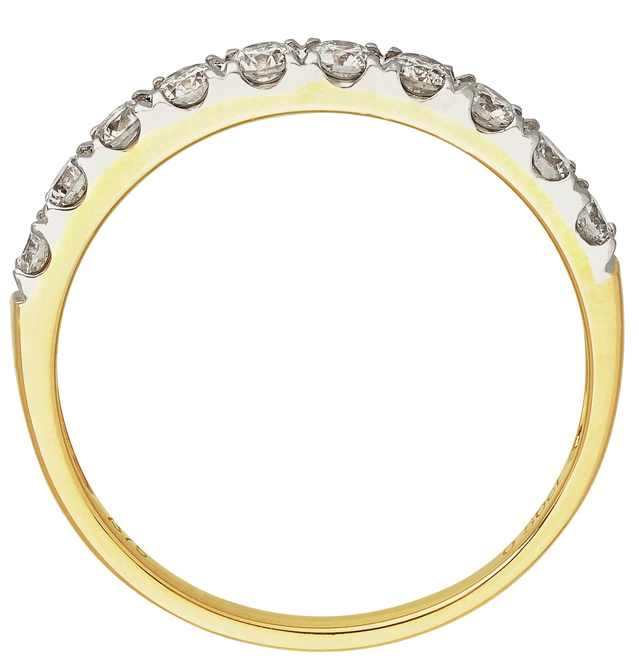 Revere 9ct Gold 0.50ct Diamond Claw Set Eternity Ring Review