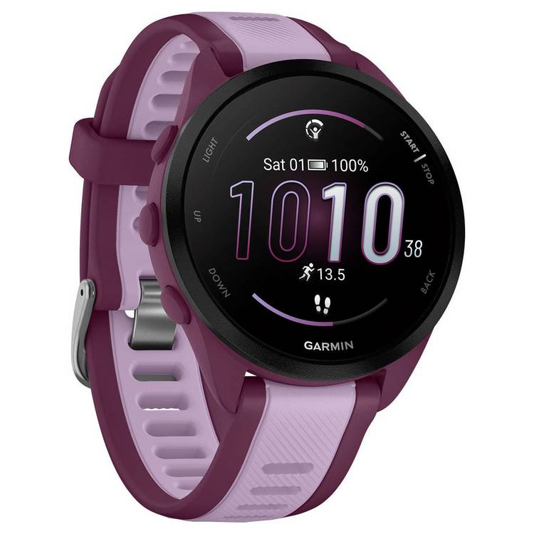 Garmin Forerunner 165 Music Smart Watch - Fuchsia 0