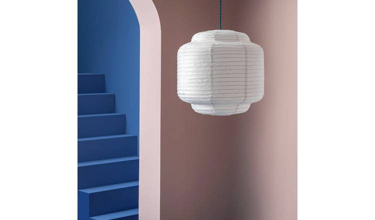 Habitat 60 Cirro Easy Fit Paper Shade - 45x45cm - White