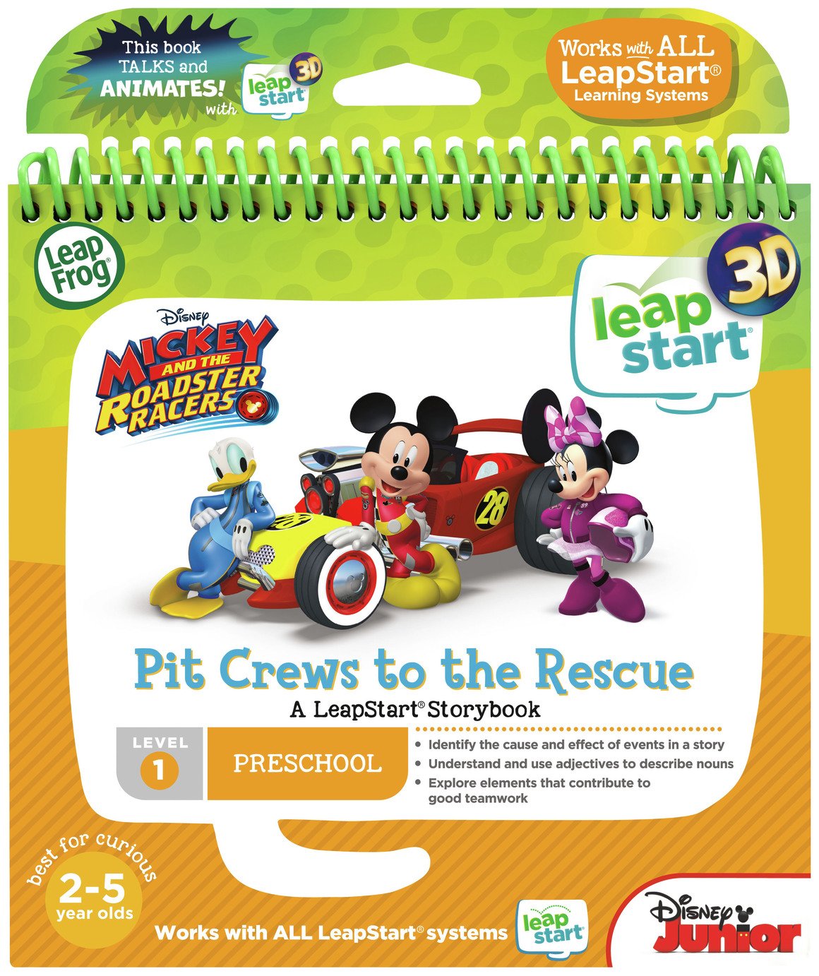 Leapfrog Leapstart and the Roadster Racers Activity Book