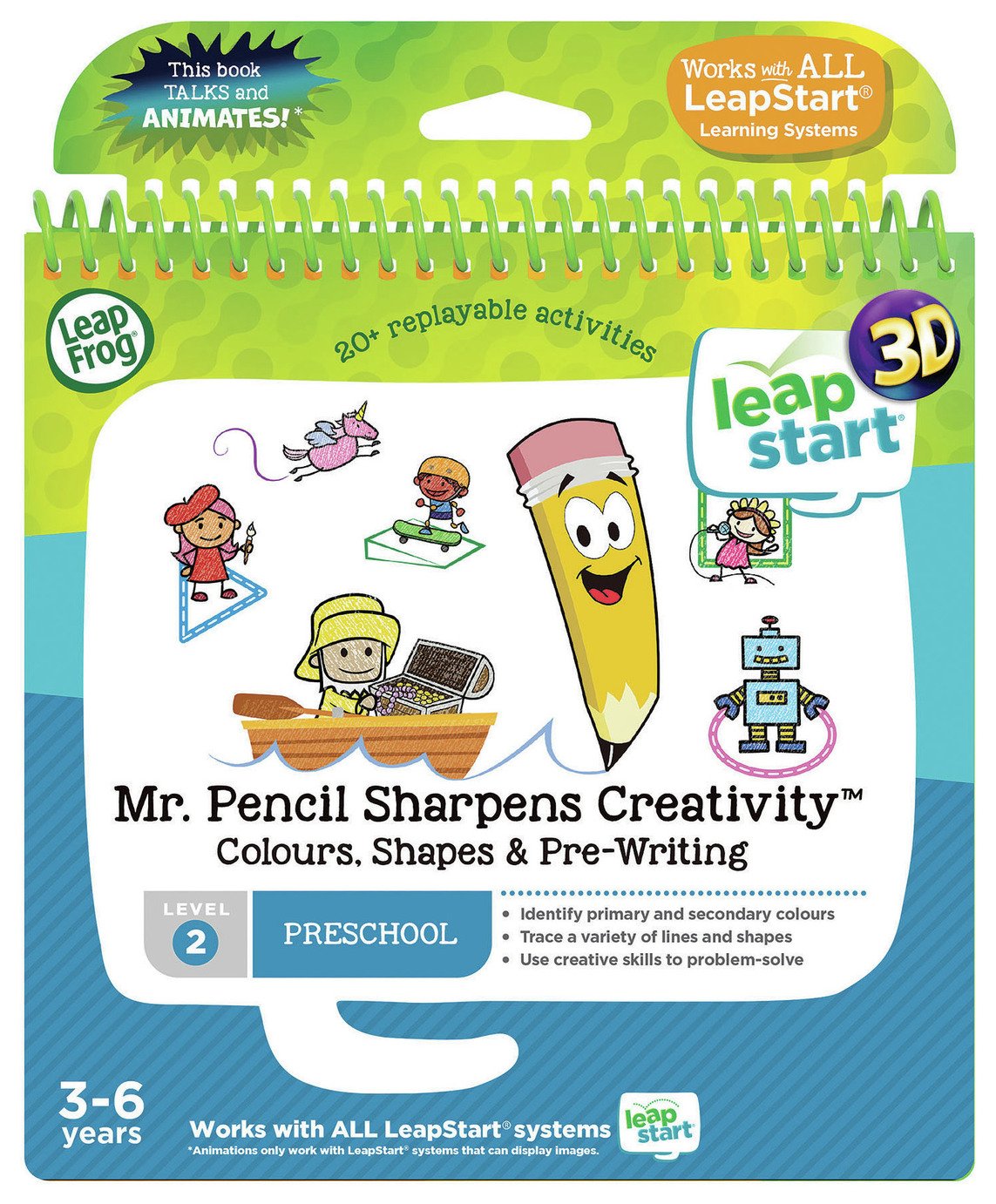 Leapfrog Leapstart Mr.Pencil Sharpens Creativity Book