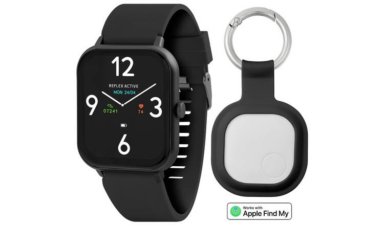 Reflex Active Series 17 Black Strap Smart Watch & ActiveTag