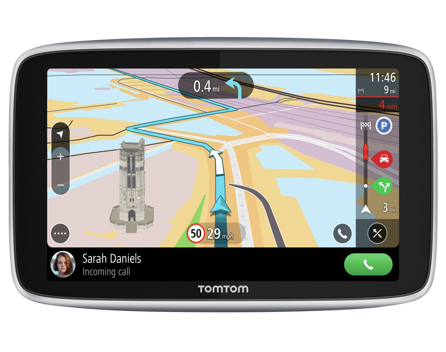 TomTom G0 Premium 5 In Sat Nav with World Maps,Traffic, WiFi