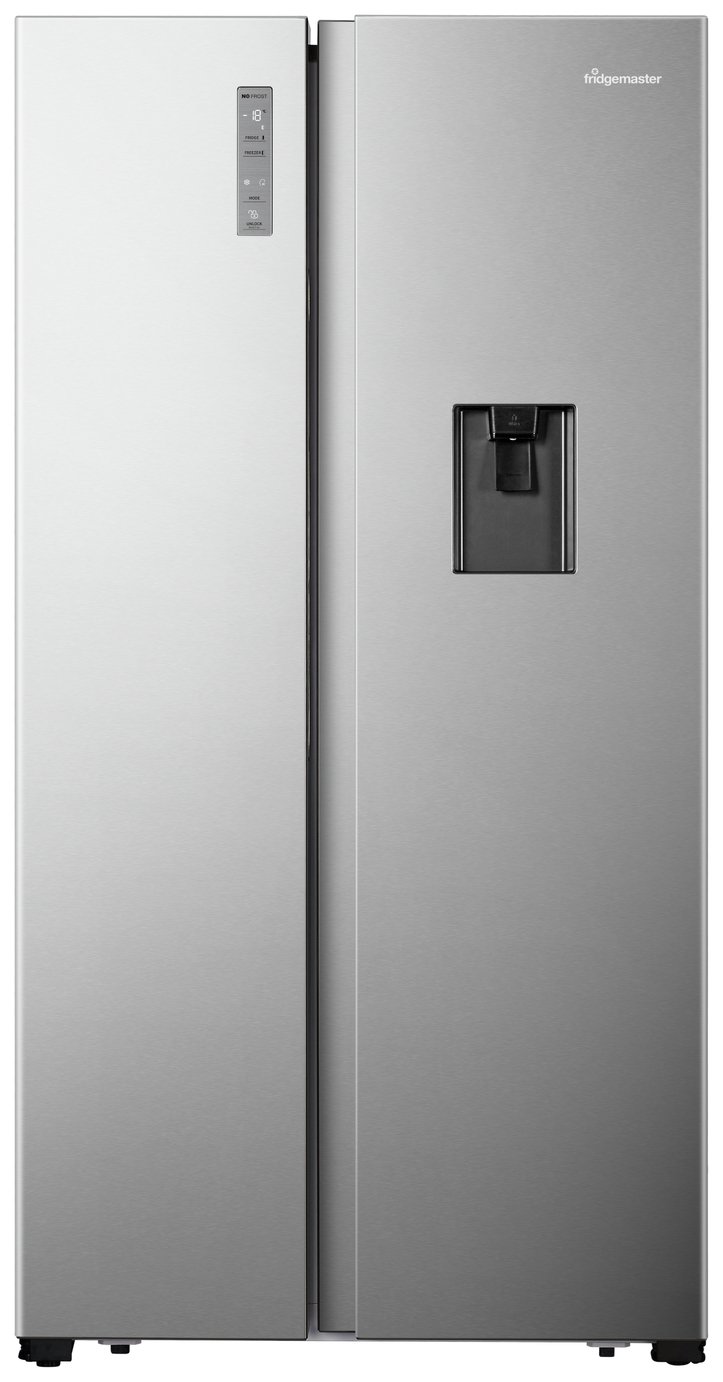Fridgemaster MS91521FFS American Fridge Freezer - Silver