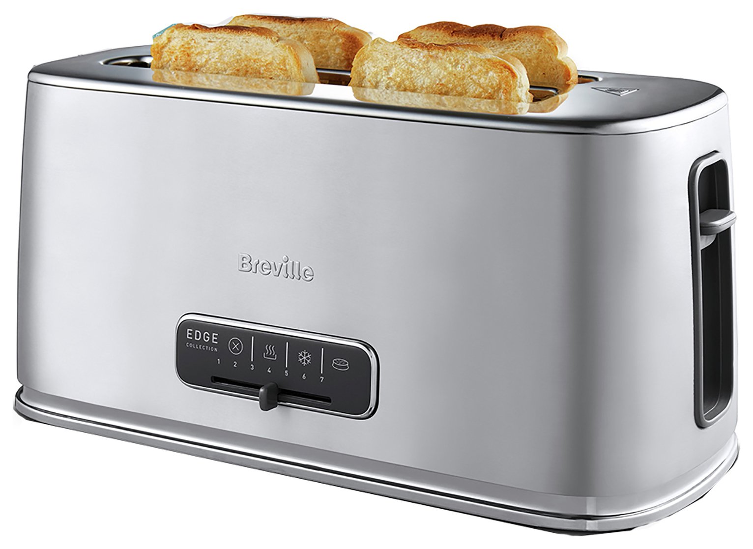 Breville VTR023 Edge 4 Slice Toaster - Silver