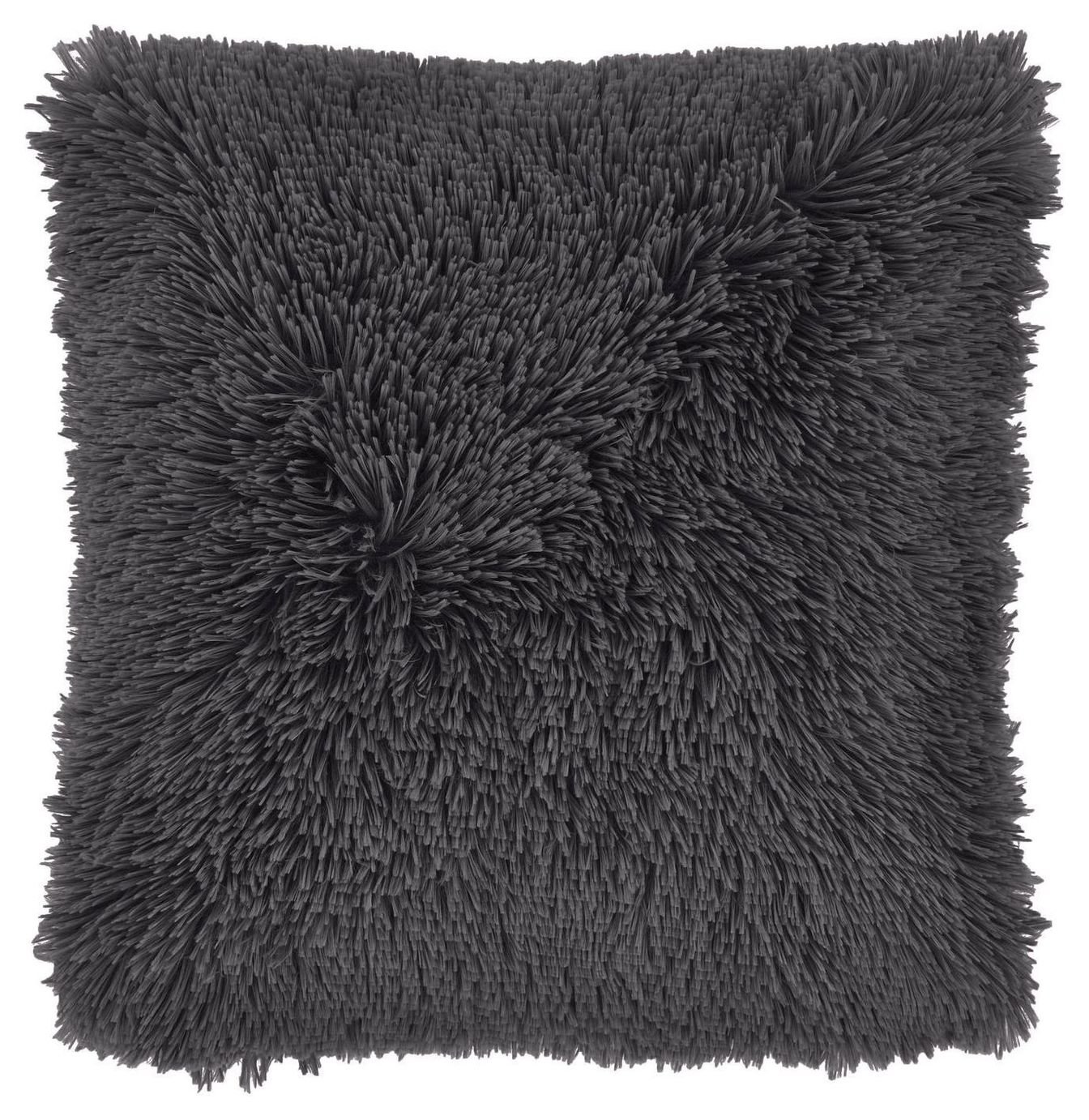 Catherine Lansfield Cuddly Cushion - Charcoal - 45x45cm