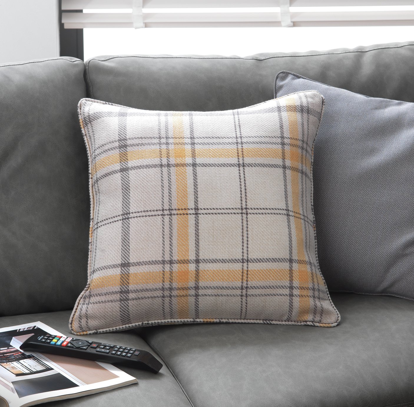 Argos Home Traditional Brushed Check Cushion Review