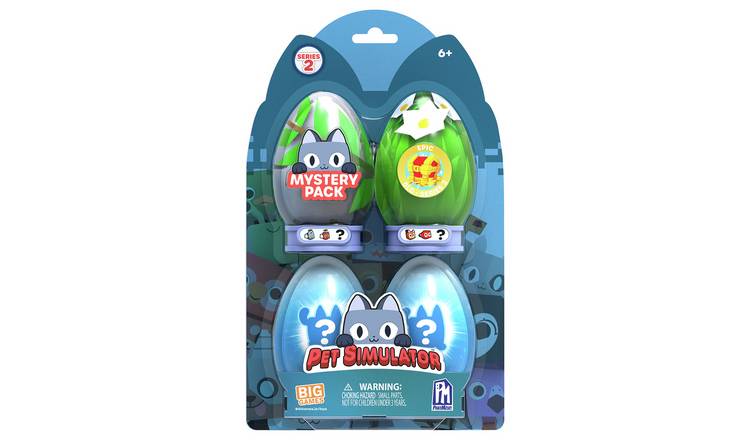 Pet Simulator Series 2 Mystery Pets Playset 4 Pack