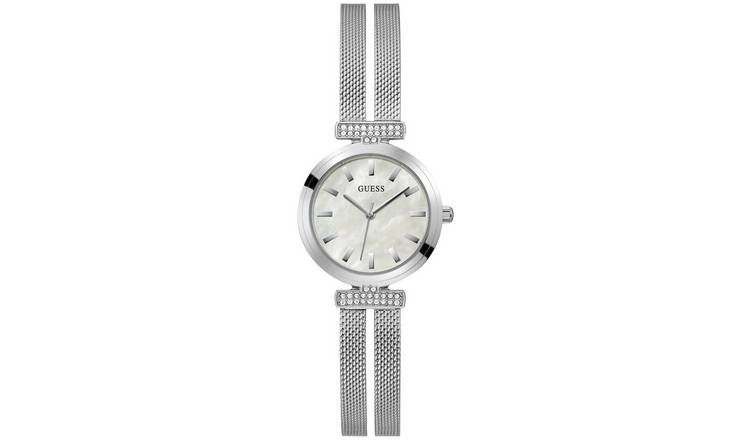 Guess Array Ladies Stainless Steel Case Watch 