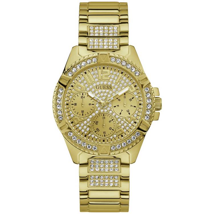 Guess Lady Frontier Ladies Gold Plated Watch 0