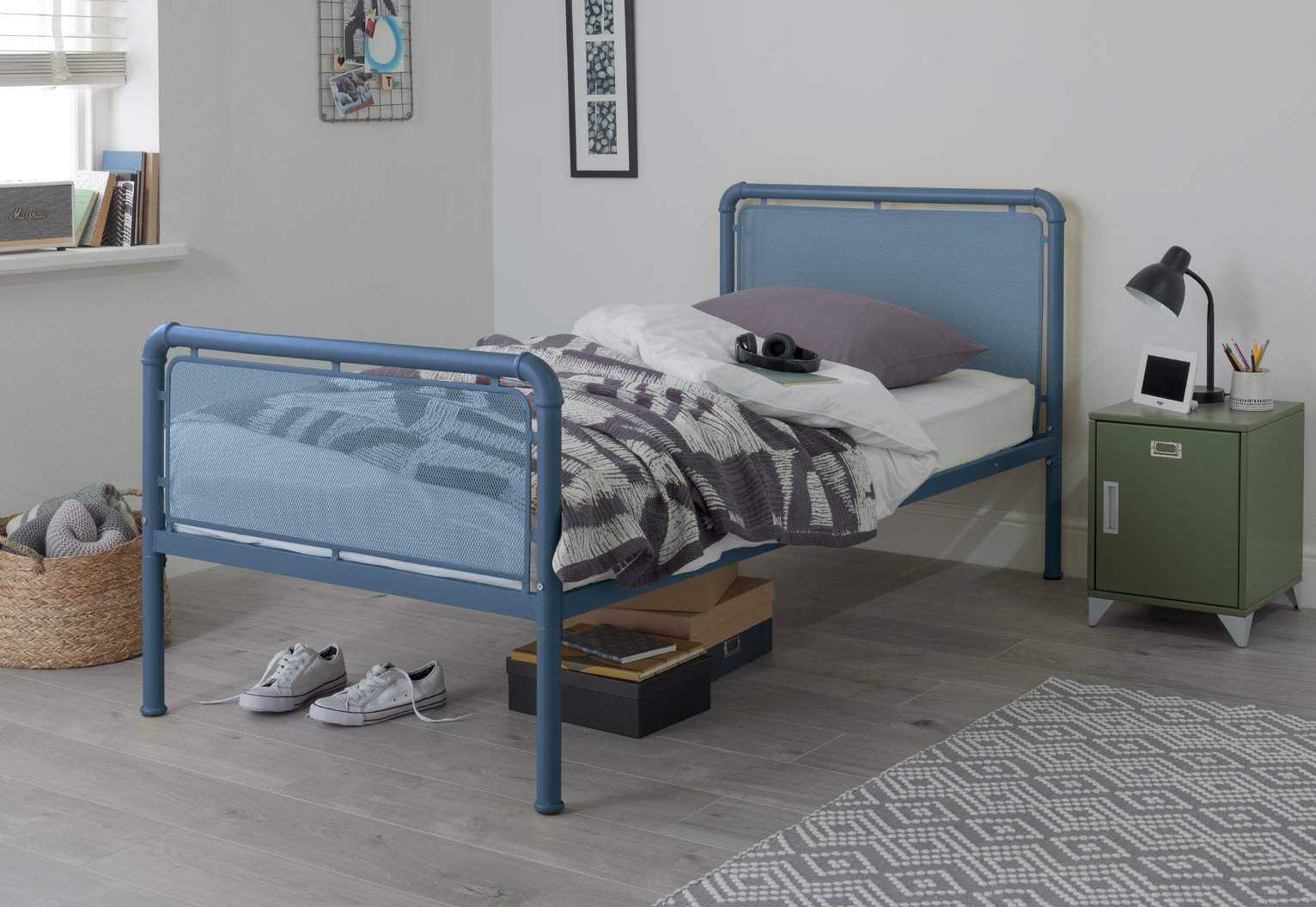 Argos Home Maddox Single Metal Bed and Kids Mattress Review