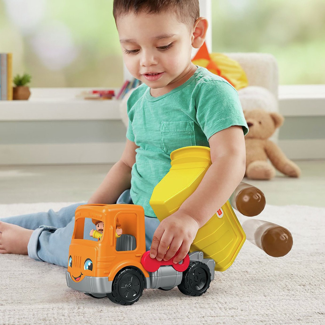 fisher price little people dump truck