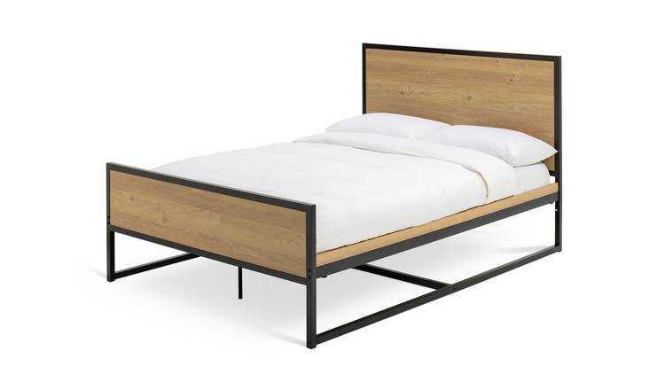 Habitat Loft Living Kingsize Wooden Bed Frame - Oak