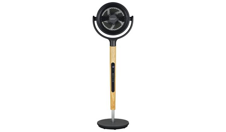 Habitat Air Circulation Black Pedestal Fan - 7 Inch