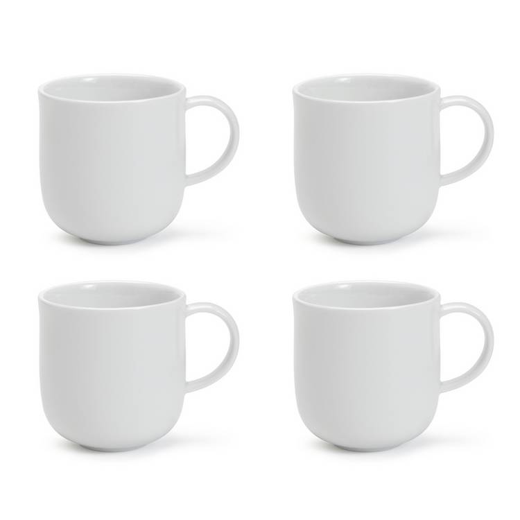Habitat Riko Set of 4 Mugs - White 0