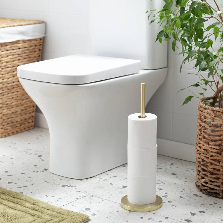 Argos Home Toilet Roll Holder - Gold 0