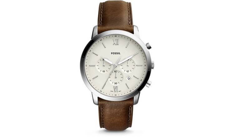 Fossil Men's Neutra Brown Leather Strap Watch