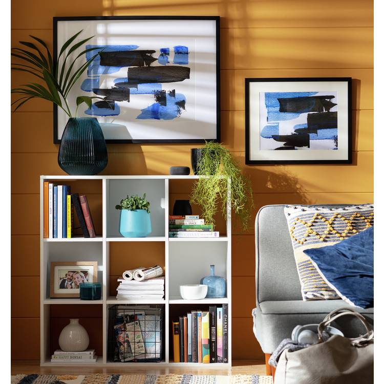 Argos Home Squares 9 Cube Storage Unit - White 0