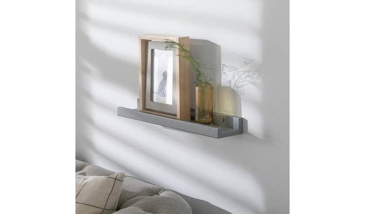 Habitat Jak 40cm Picture Rail - Grey Gloss